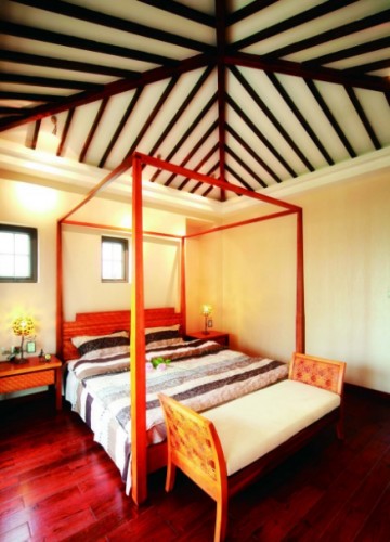 热情的东南亚风格120平米三居室卧室装修效果图