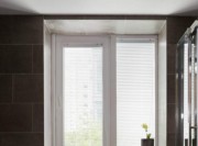 极简朴实北欧风格80平米二居室卫生间窗户装修效果图