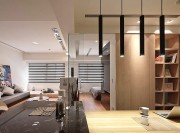 独特的日式风格60平米公寓餐厅装修效果图