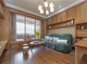 日式禅意风格40平米小户型客厅装修效果图