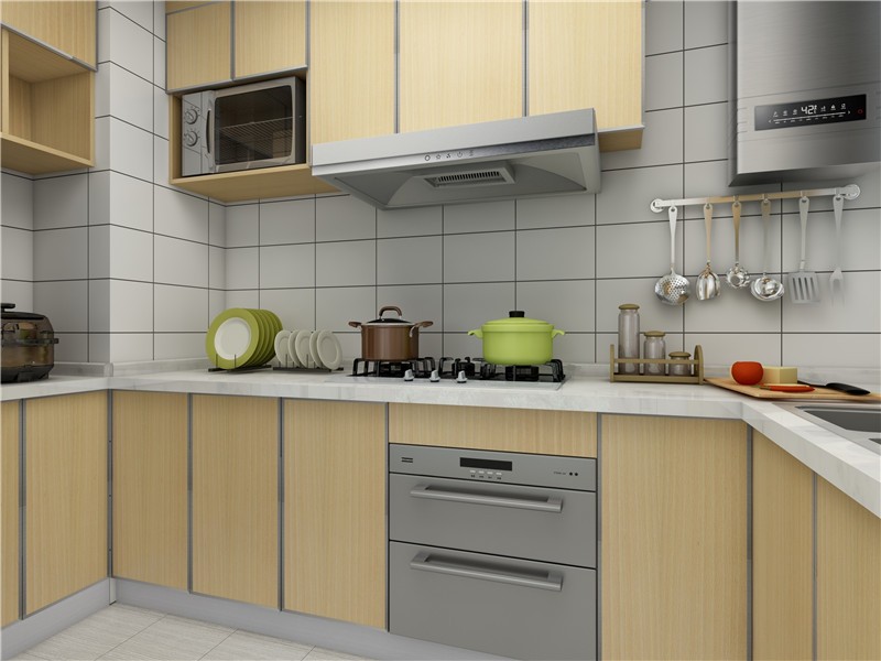 清新自然的北欧风格140平米四居室厨房装修效果图