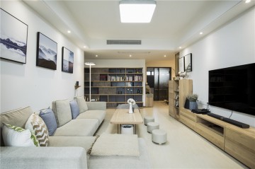 优雅清美的日式风格四居室140平米装修效果图