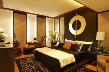 雅致的东南亚风格120平米复式卧室装修效果图