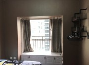 猫咪之家的北欧风格小户型卧室飘窗装修效果图