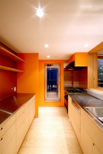 恬静自然的日式风格160平米别墅厨房装修效果图