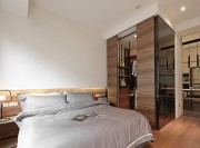 独特的日式风格60平米公寓卧室装修效果图
