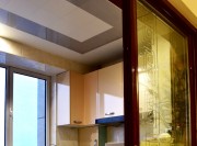静谧中式风格140平米四居室厨房橱柜装修效果图