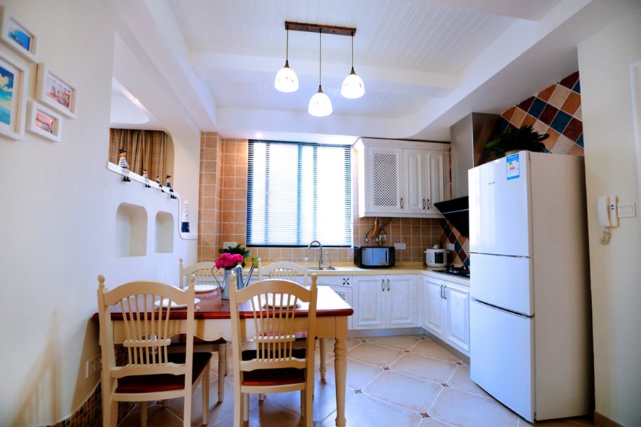 舒适的地中海风格小户型厨房装修效果图
