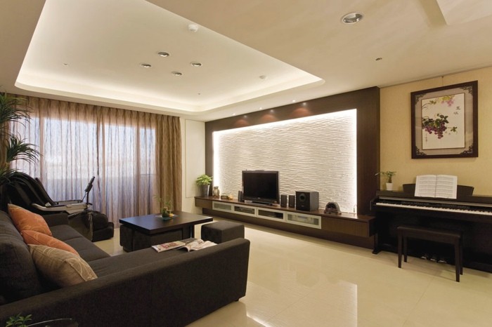 休闲地中海风格120平米四居室客厅装修效果图