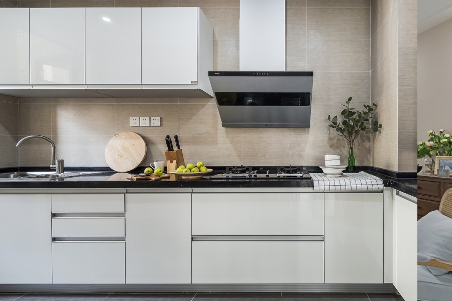 清爽洁净的北欧风格二居室厨房装修效果图