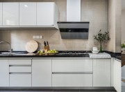 清爽洁净的北欧风格二居室厨房装修效果图