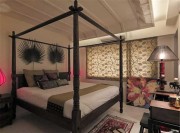 创意的东南亚风格110平米二居室卧室装修效果图