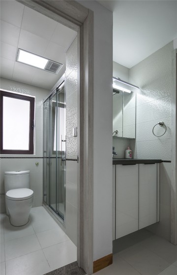质朴精致的北欧风格二居室卫生间装修效果图