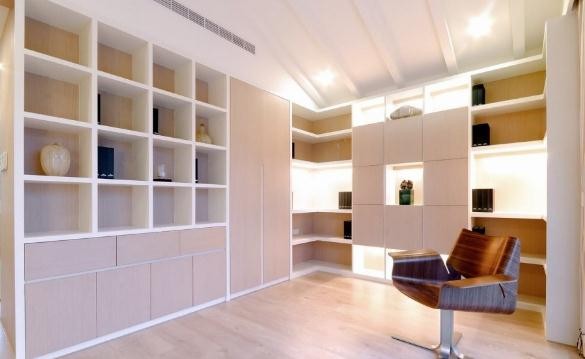 多元混合日式风格150平米别墅客厅壁橱装修效果图