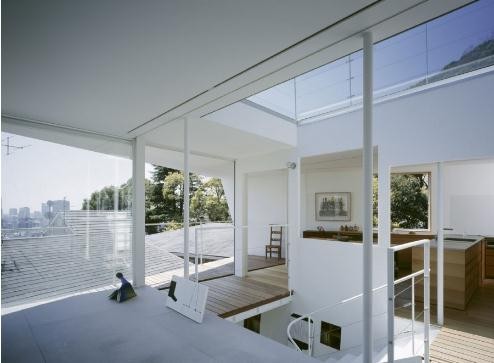 和式简洁日式风格160平米别墅客厅窗户装修效果图