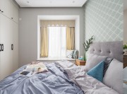 清爽洁净的北欧风格二居室卧室装修效果图