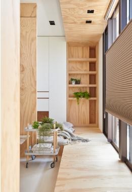 宽敞舒适日式风格60平米一居室客厅壁橱装修效果图