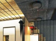 日式迷你50平米复式loft客厅楼梯装修效果图