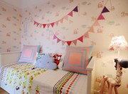 生气盎然的北欧风格二居室儿童房装修效果图