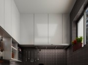 清爽的北欧风格一居室厨房装修效果图