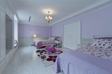 梦幻的北欧风格别墅儿童房装修效果图