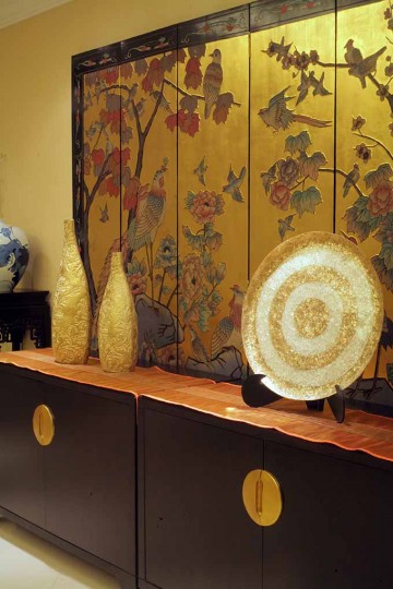 古韵典雅中式风格70平米一居室装修效果图