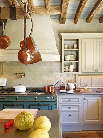 乡村复古的北欧风格小别墅厨房装修效果图