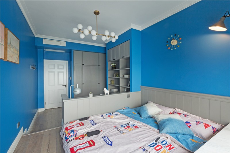 清爽的北欧风格四居室儿童房装修效果图