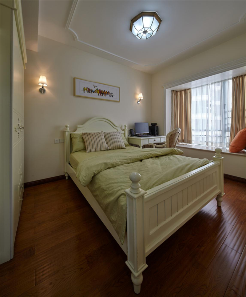 优美雅致的欧式风格四居室卧室装修效果图