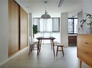 简洁质朴的北欧风格150平米四居室餐厅装修效果图