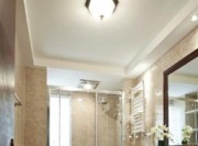 高雅温润新古典风格80平米一居室卫生间浴室柜装修效果图