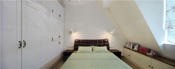温馨的北欧风格复式卧室装修效果图