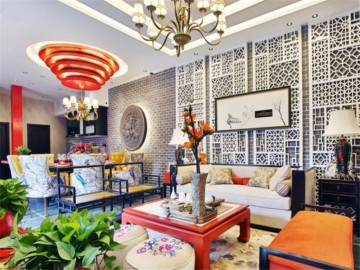 精美古典的东南亚风格一居室装修效果图
