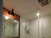 个性摩登现代简约风格60平米一居室卫生间浴室柜装修效果图