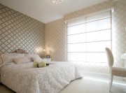 唯美大气新古典风格120平米复式loft卧室飘窗装修效果图