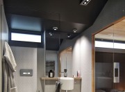 极简欧式风格40平米一居室卫生间浴室柜装修效果图