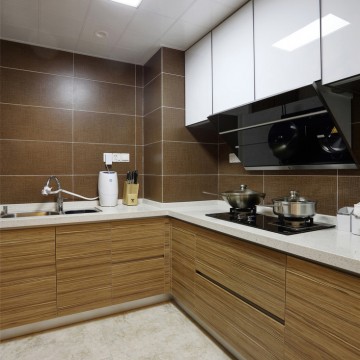 机械欧式风格70平米二居室厨房橱柜装修效果图