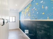 棕榈湾美式风格三居室装修实景案例儿童房