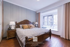 南山维拉现代简约二居室卧室装修实景案例